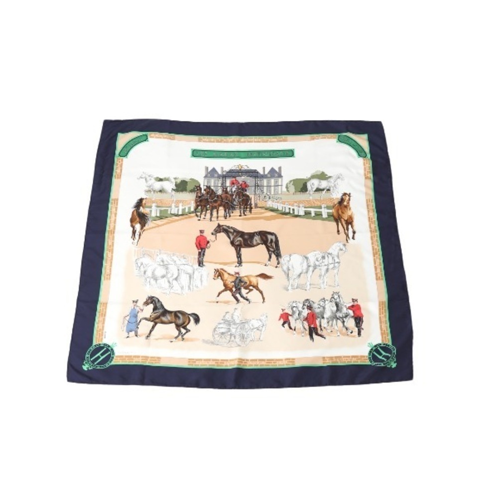 HERMES Blue Scarf